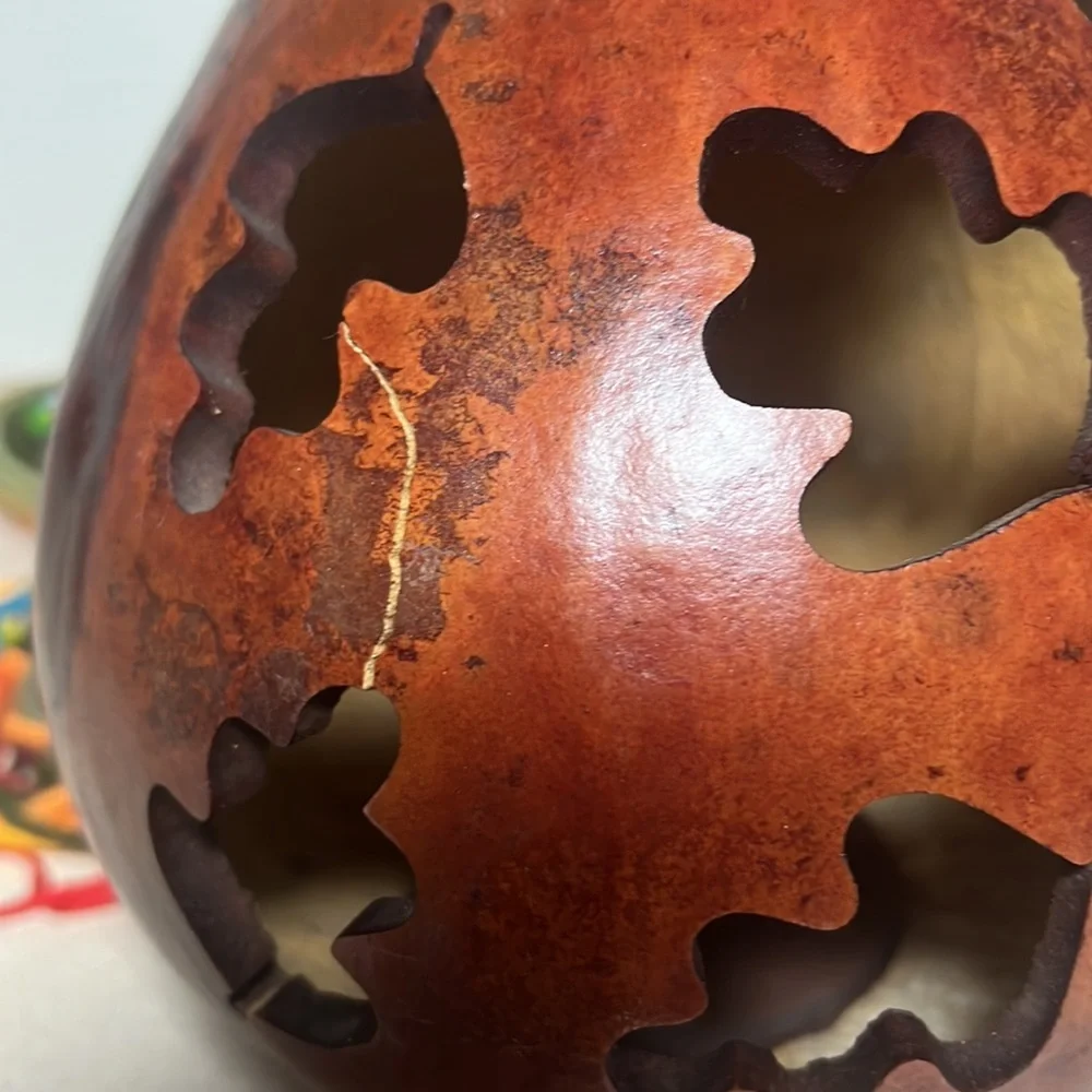 Meadowbrooke Carved Gourd Fall Decor